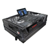 ATA Flight Case For Pioneer PRIME 4 MK2 DJ Controller with 1U Rack Space and Wheels