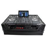 ATA Flight Case For Pioneer PRIME 4 MK2 DJ Controller with 1U Rack Space and Wheels