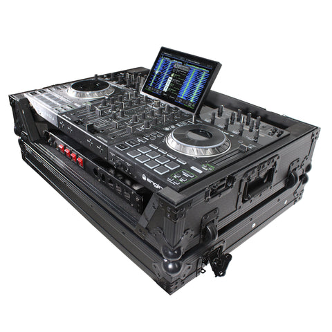 ATA Flight Case For Pioneer PRIME 4 MK2 DJ Controller with 1U Rack Space and Wheels