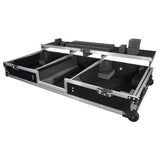 Flight Coffin Case For Rane 72 Mixer and 2 Turntables in Battle Mode W-Laptop Shelf