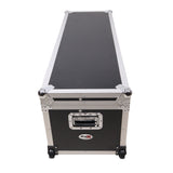 ATA Utility Flight Travel Heavy-Duty Storage Road Case with Low Profile Wheels – 48x16x16 in. Exterior