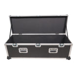 ATA Utility Flight Travel Heavy-Duty Storage Road Case with Low Profile Wheels – 48x16x16 in. Exterior