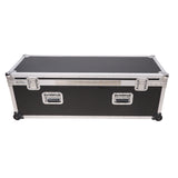 ATA Utility Flight Travel Heavy-Duty Storage Road Case with Low Profile Wheels – 48x16x16 in. Exterior