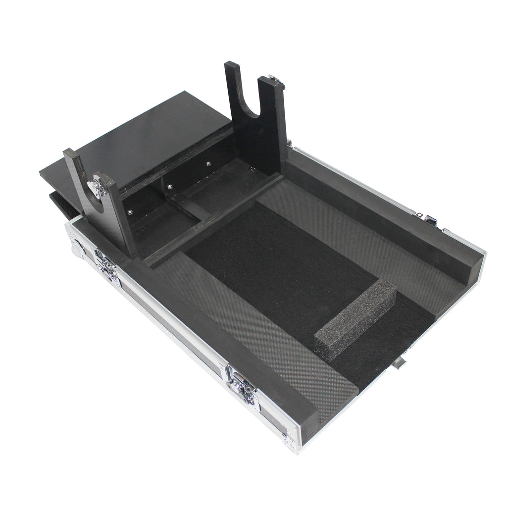 ATA Digital Audio Mixer Flight Case for Yamaha QL1 Mixer CaseConsole with Doghouse compartment and Caster wheels
