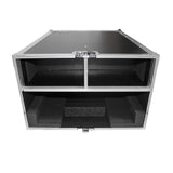 ATA Digital Audio Mixer Flight Case for Yamaha QL1 Mixer CaseConsole with Doghouse compartment and Caster wheels