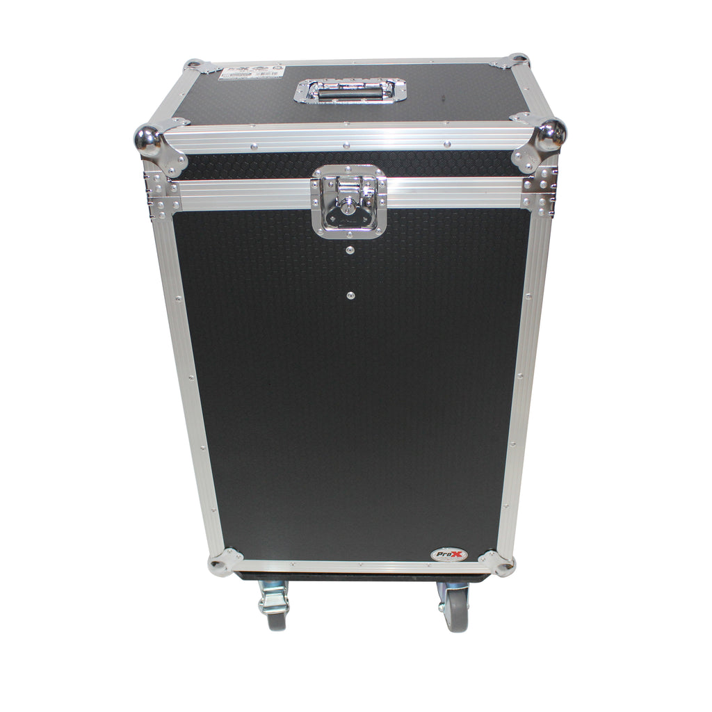 ATA Digital Audio Mixer Flight Case for Yamaha QL1 Mixer CaseConsole with Doghouse compartment and Caster wheels
