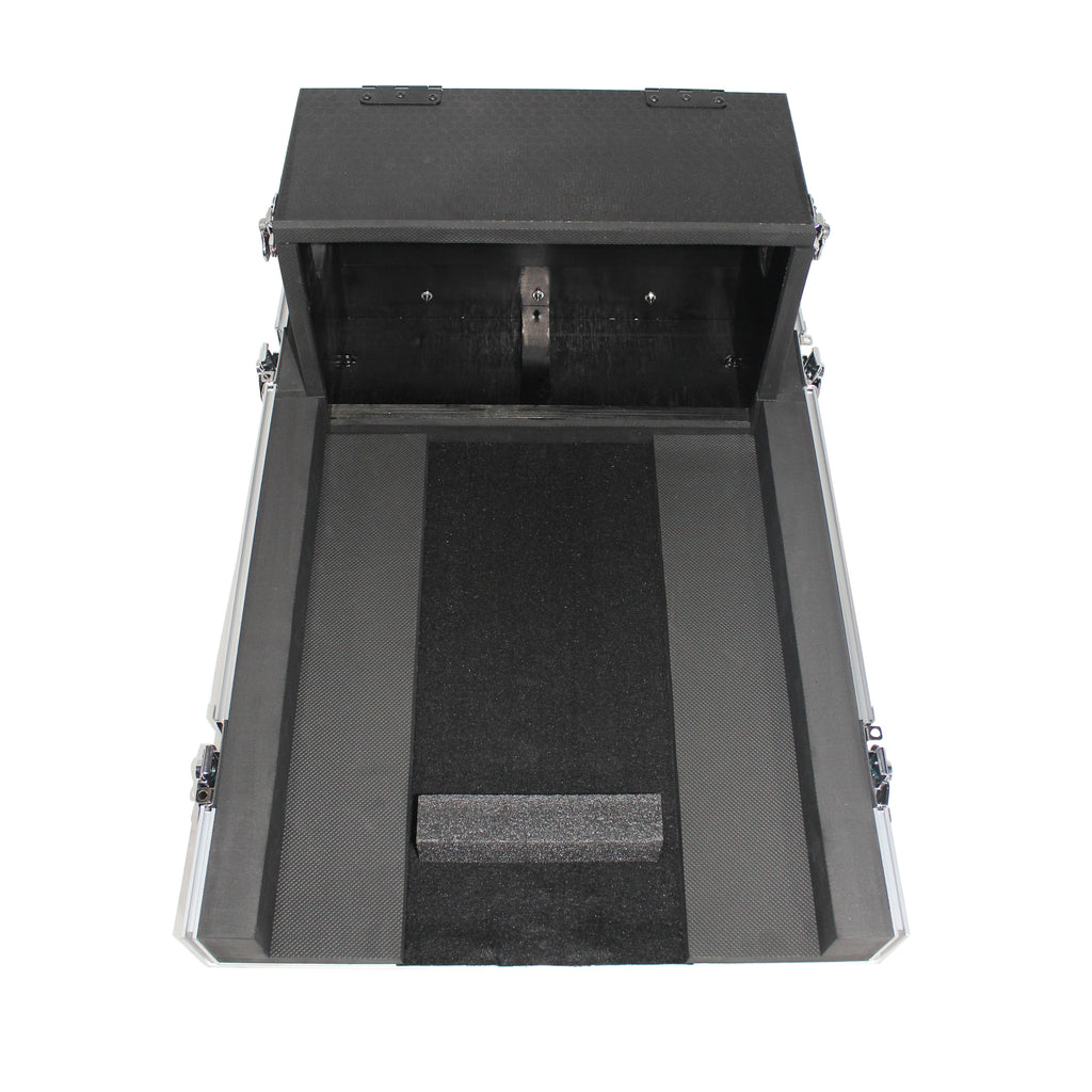 ATA Digital Audio Mixer Flight Case for Yamaha QL1 Mixer CaseConsole with Doghouse compartment and Caster wheels