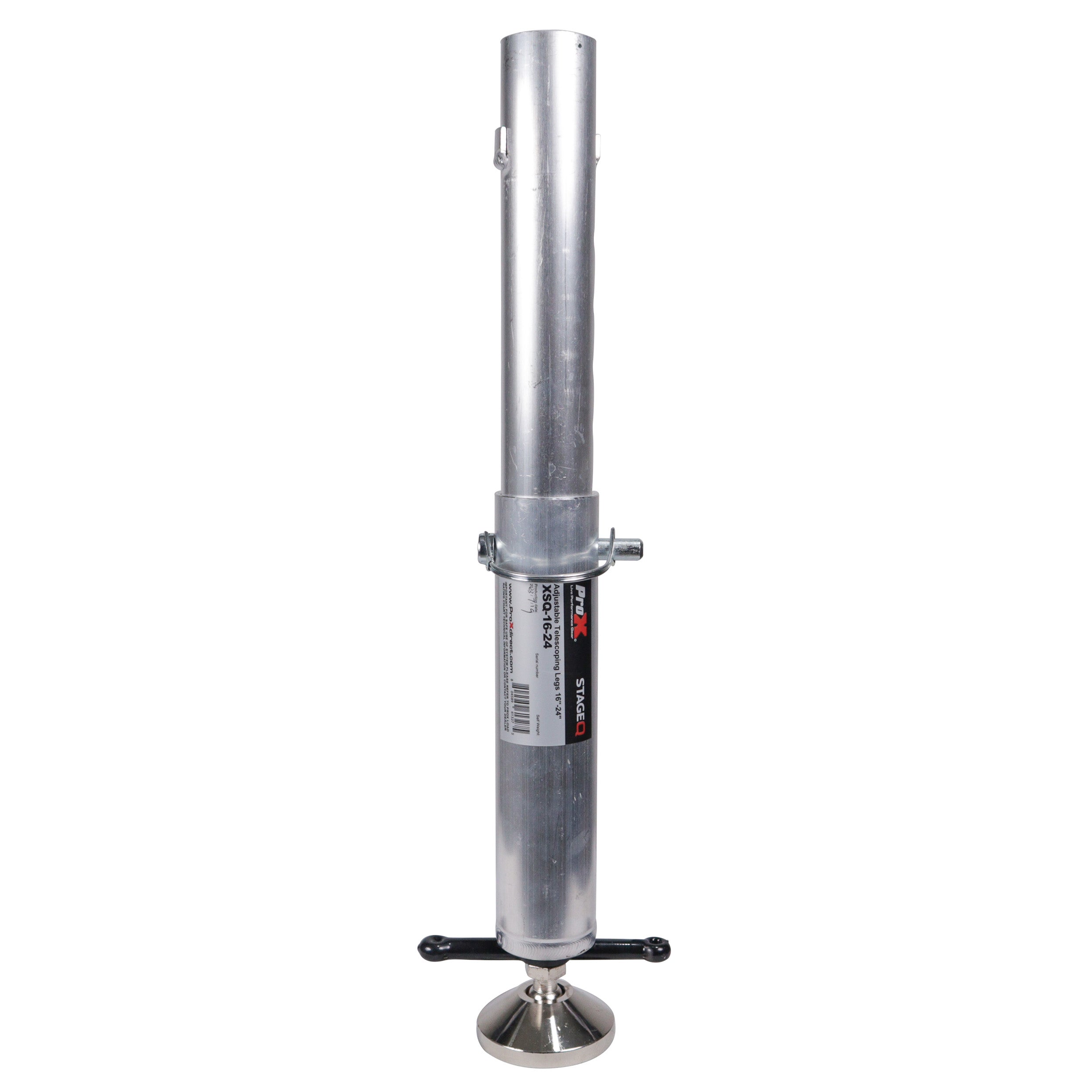 Set of (4)Telescoping Stage Legs with Ball Joint Adjusts from 16 to 24 inches compatible with ProX StageQ™ Platforms