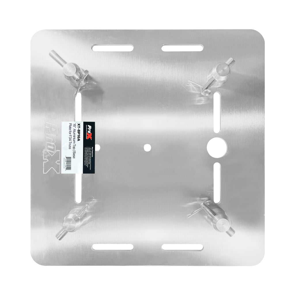 16" Aluminum 6mm Truss Base Plate for F34 F32 F31 Conical Square Truss with Connectors