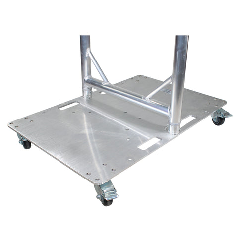 24 x 30 in. Module Base Plate with Locking Casters for ProX XT-GRU Rapid Grid Modular System