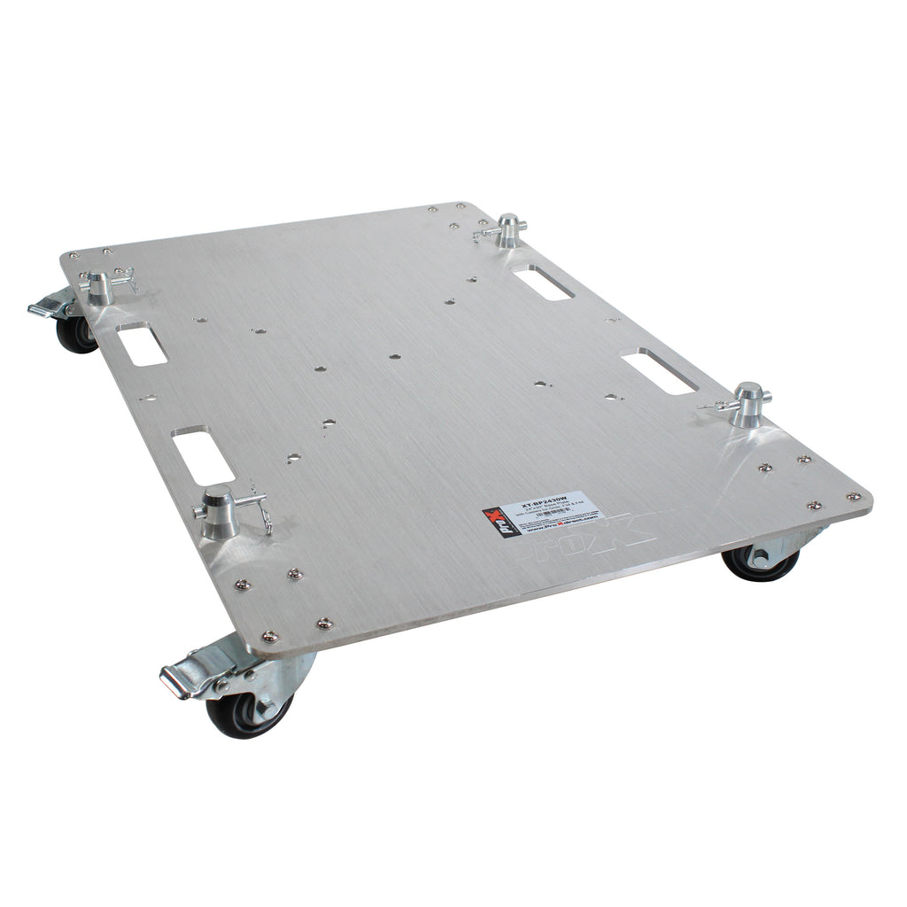 24 x 30 in. Module Base Plate with Locking Casters for ProX XT-GRU Rapid Grid Modular System
