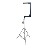 Telescopic C-Shape Bar Support mount fits Crank Stand Lifter for Small Line Array Speakers Max Load 150 lbs