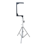 Telescopic C-Shape Bar Support mount fits Crank Stand Lifter for Small Line Array Speakers Max Load 150 lbs
