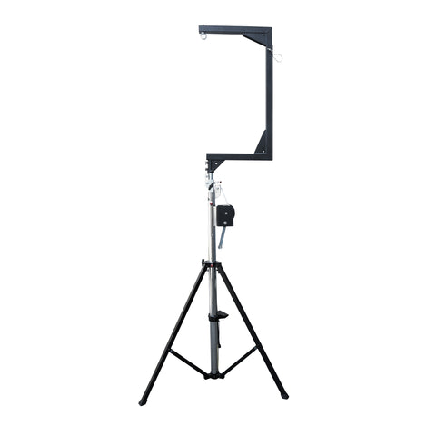 Telescopic C-Shape Support for Small Line Array Speakers Max Load Incl XT-CRANK14FT220 crank stand