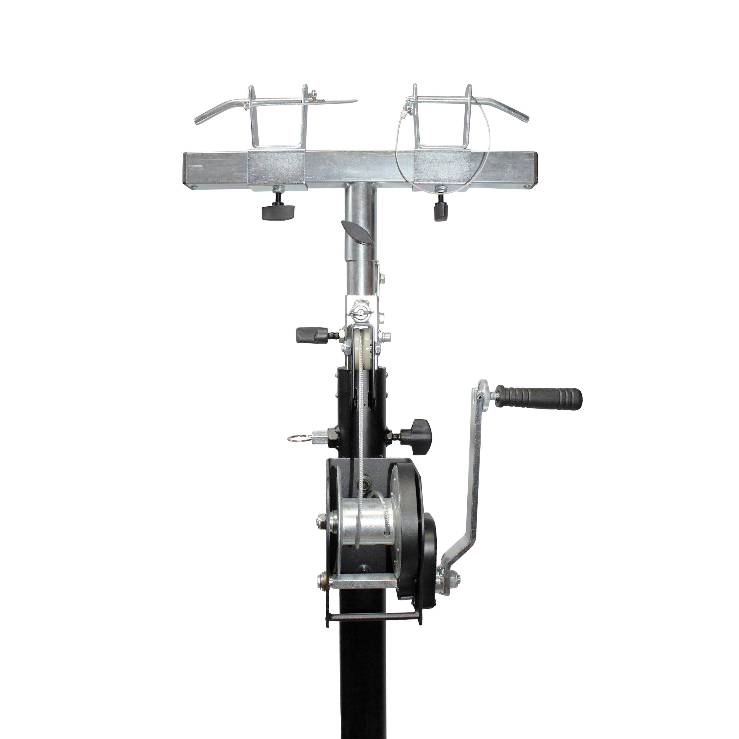 14 Ft Heavy-duty Lighting Crank Truss Stage Stand Includes T-Adapter Truss Mount 200 lbs Capacity
