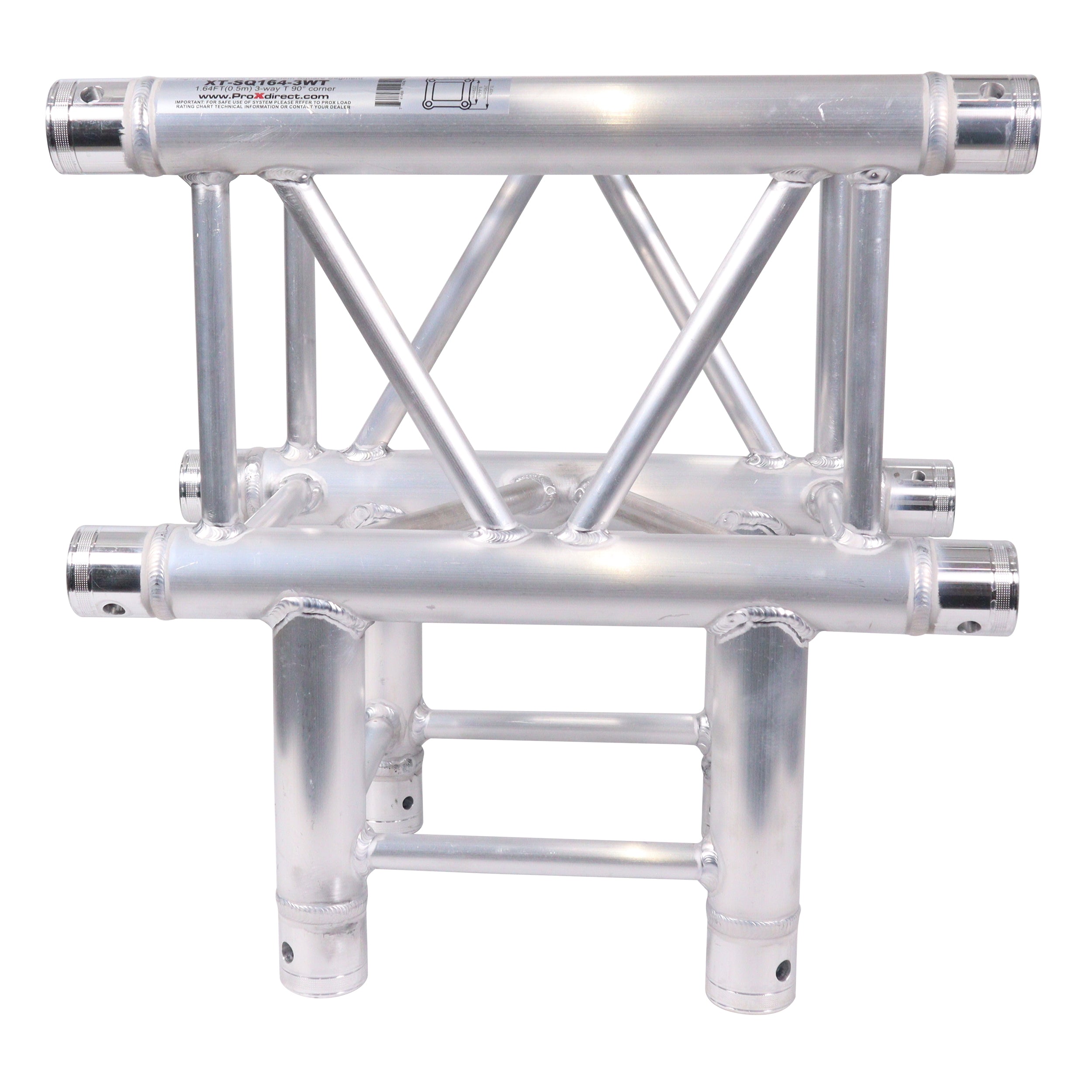 1.64 3-Way 90 Degree Corner Section T-Section for F34 Conical Truss Segments