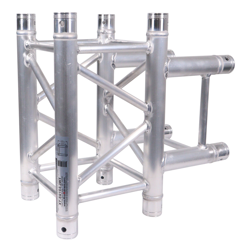 1.64 3-Way 90 Degree Corner Section T-Section for F34 Conical Truss Segments