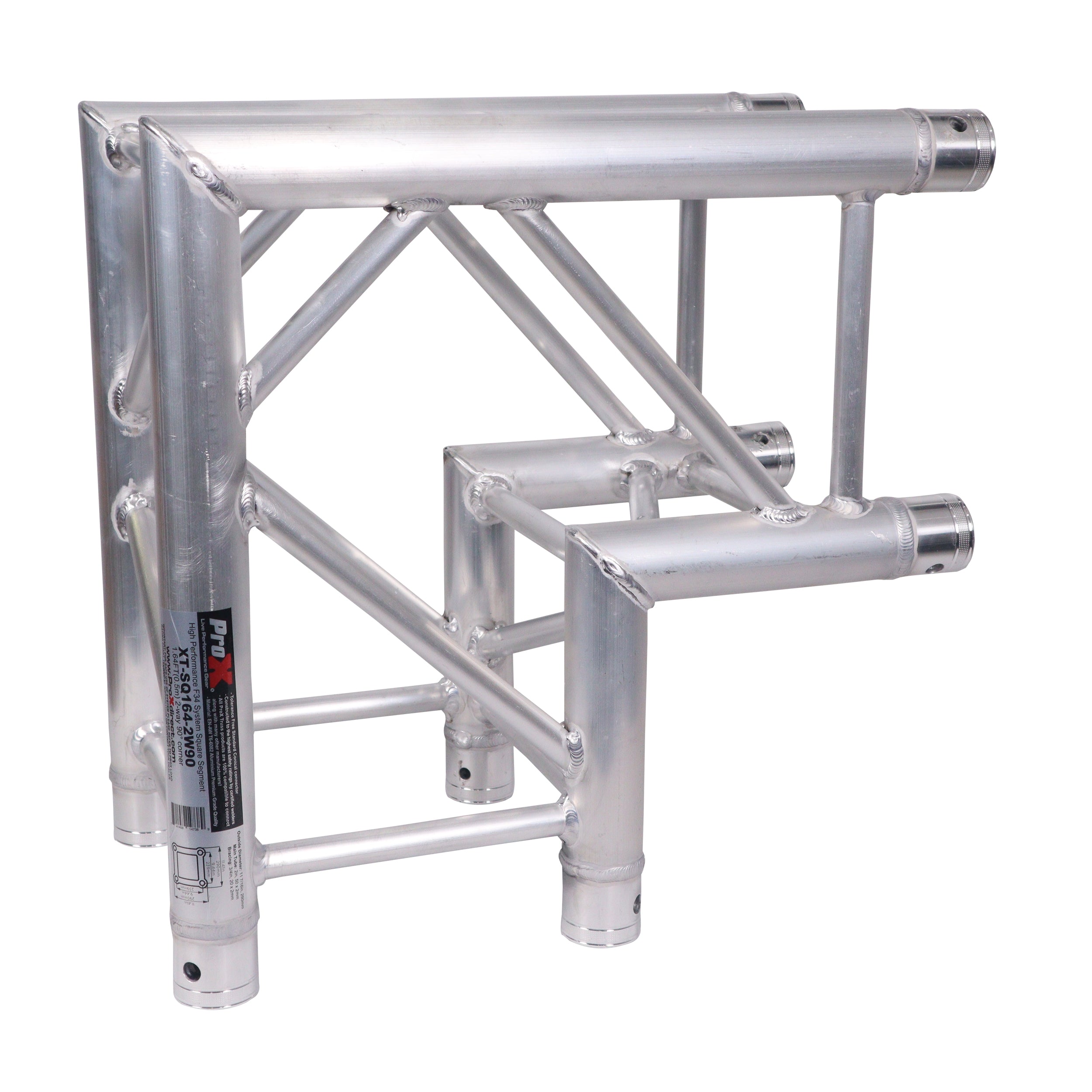 Square Truss Corner 2 Way 90 Degree Angle - 1.64 ft.