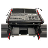 Flip-Ready™ Hydraulic Console Case for ChamSys MagicQ MQ500M w/ 1U Rack Space
