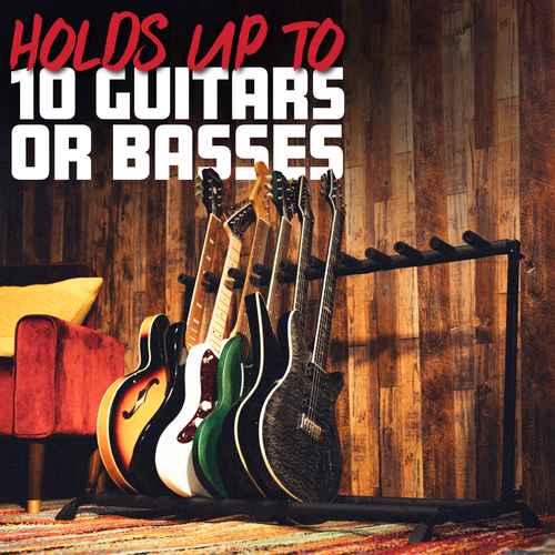10x Collapsible Guitar Rack