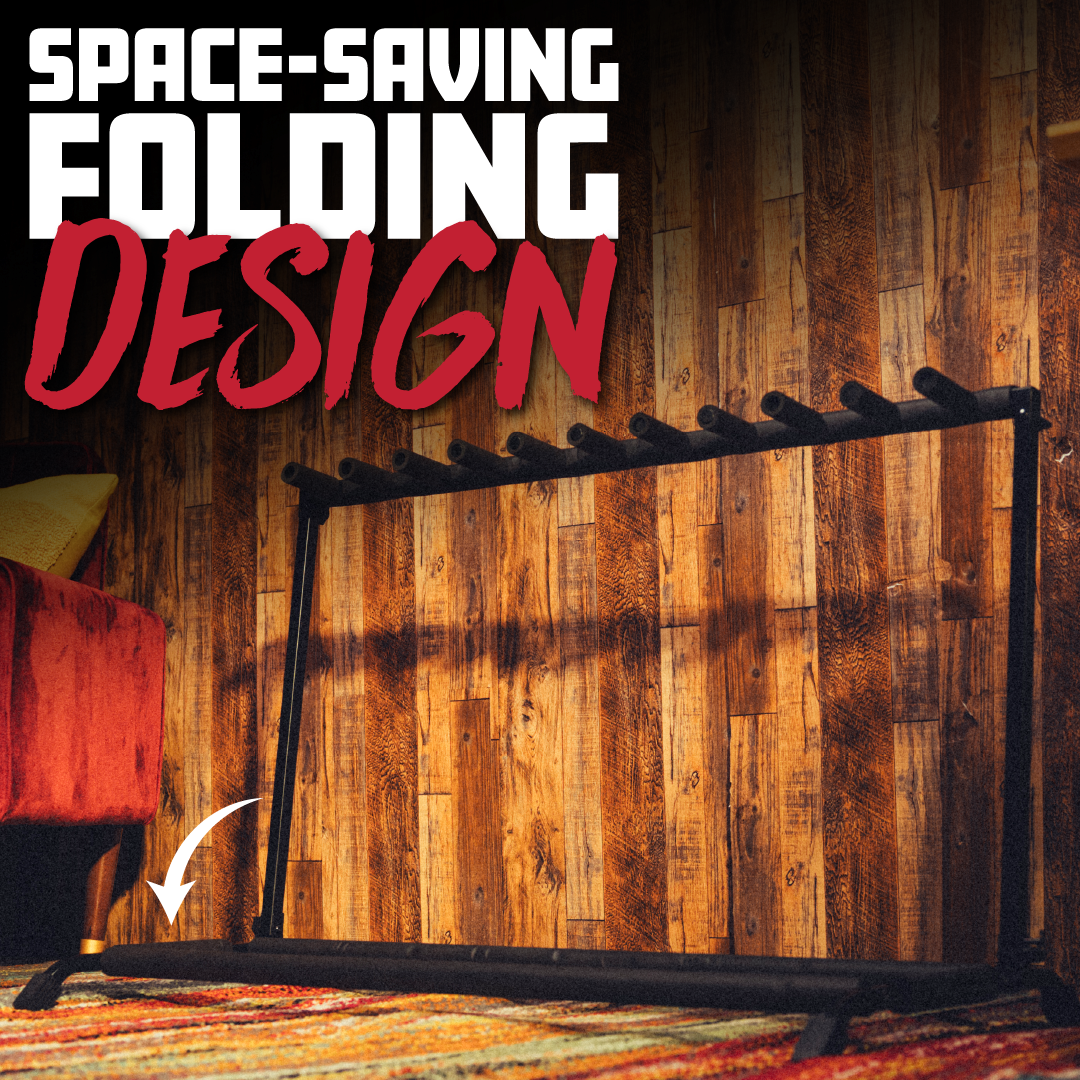 10x Collapsible Guitar Rack