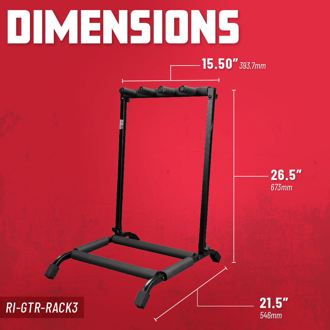 10x Collapsible Guitar Rack