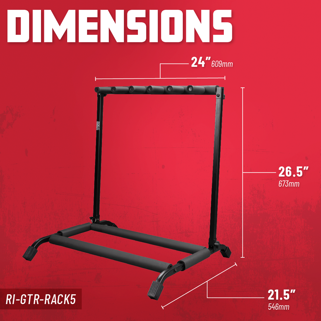 10x Collapsible Guitar Rack
