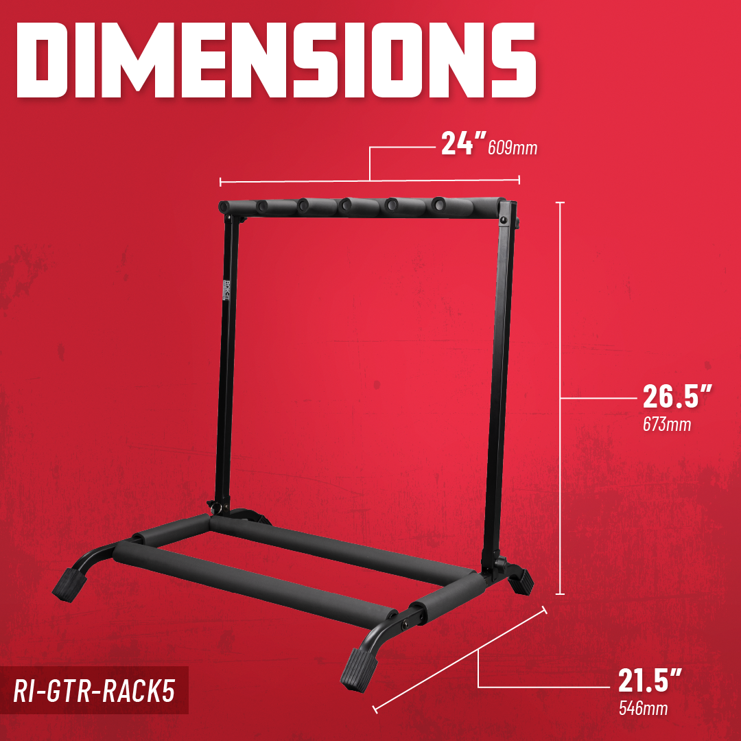 10x Collapsible Guitar Rack