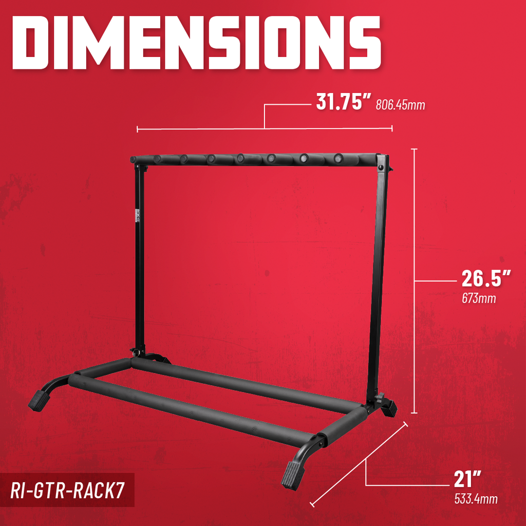 10x Collapsible Guitar Rack