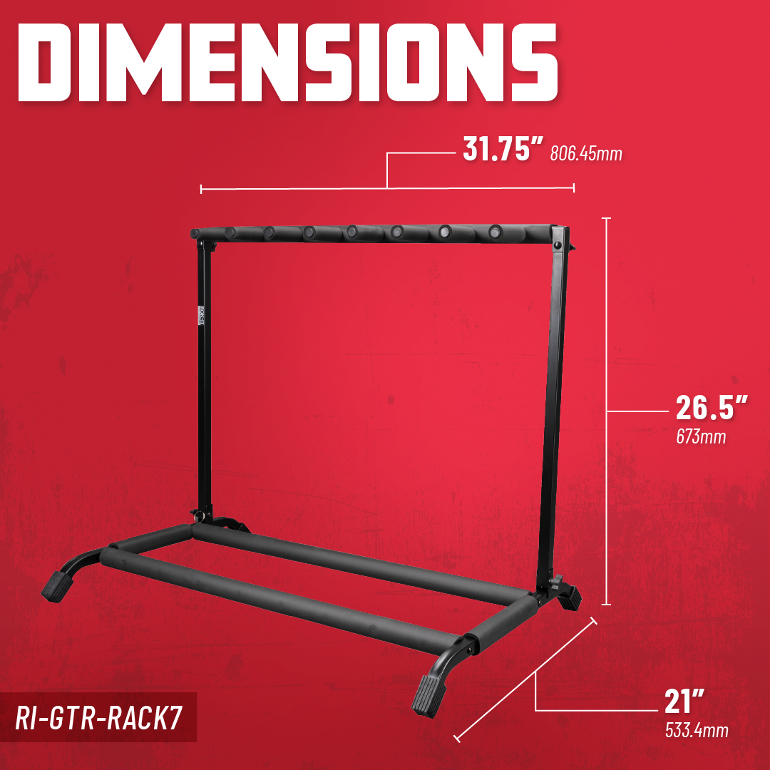 10x Collapsible Guitar Rack