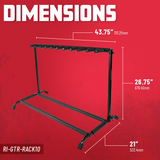 10x Collapsible Guitar Rack