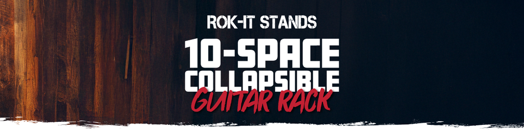 10x Collapsible Guitar Rack