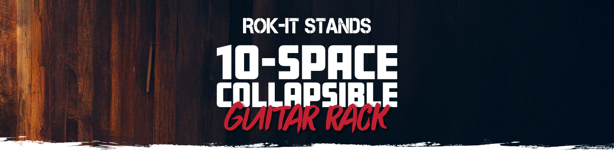10x Collapsible Guitar Rack