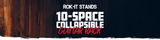 10x Collapsible Guitar Rack