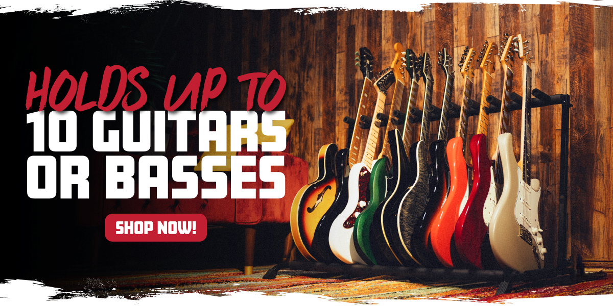 10x Collapsible Guitar Rack