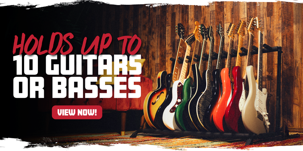 10x Collapsible Guitar Rack