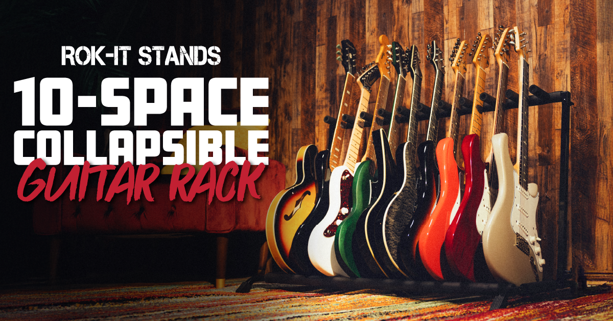 10x Collapsible Guitar Rack