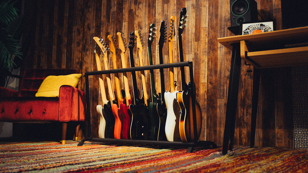 10x Collapsible Guitar Rack