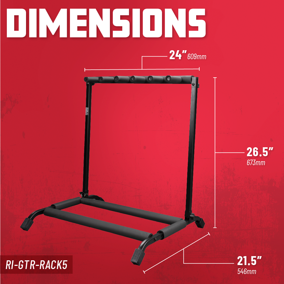 Rok-it 5x Collapsible Guitar Rack