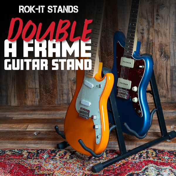 Double A-Frame Guitar Stand