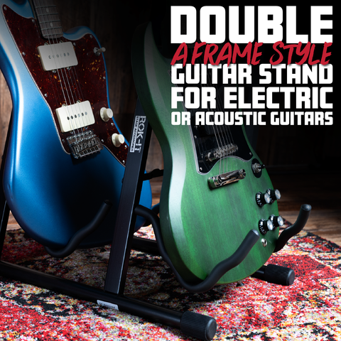 Double A-Frame Guitar Stand