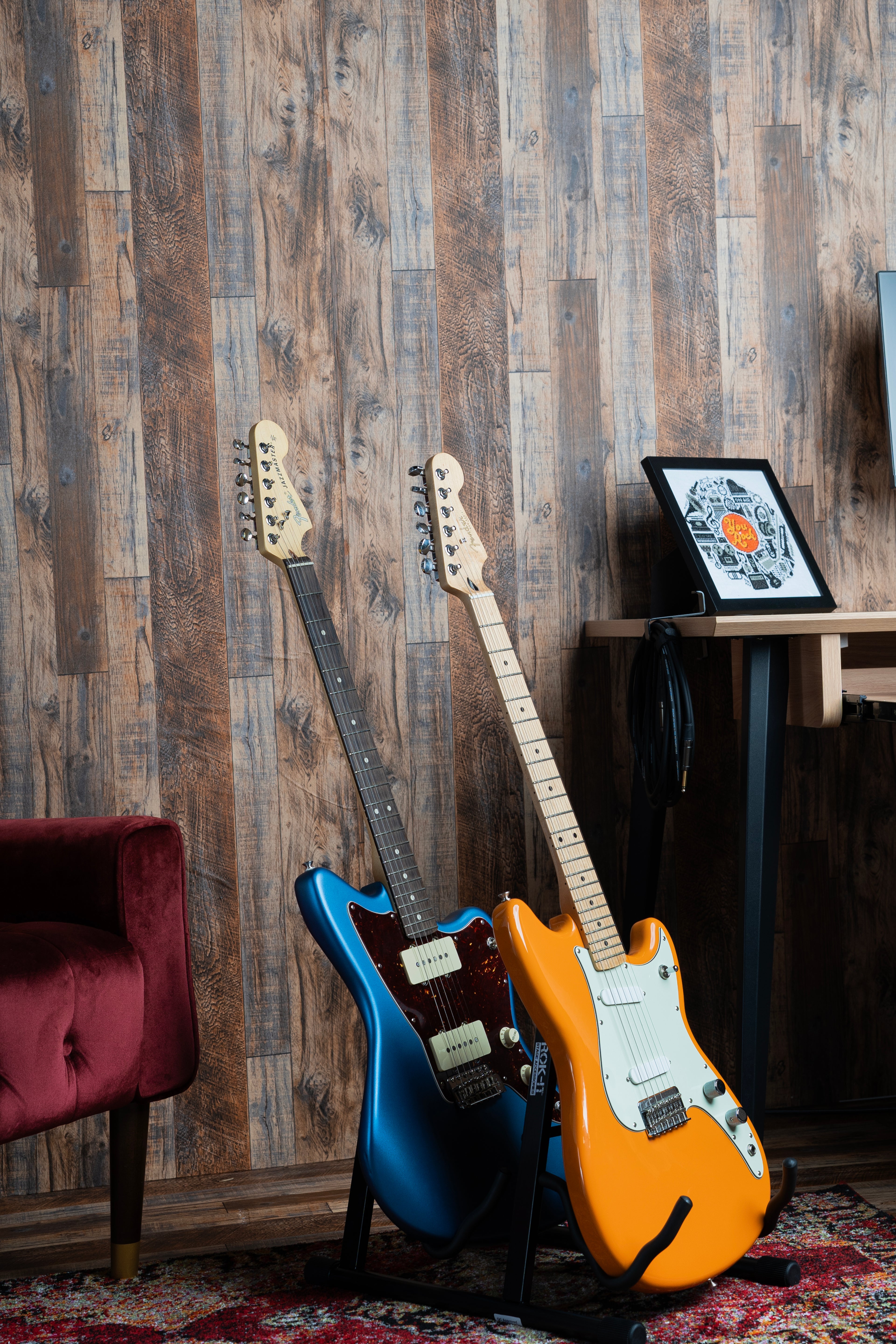 Double A-Frame Guitar Stand