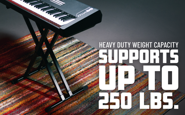 Double-X Keyboard Stand with Ergonomic Adjust