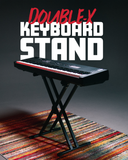 Double-X Keyboard Stand with Ergonomic Adjust