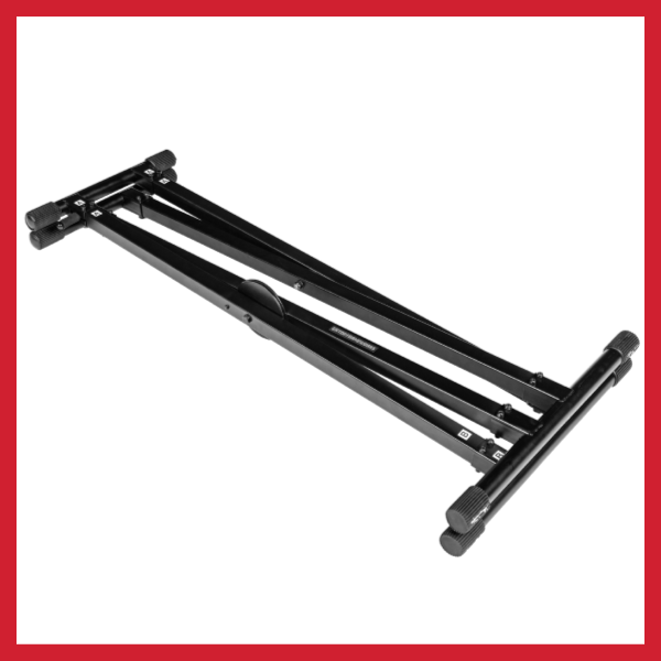 Double-X Keyboard Stand with Ergonomic Adjust