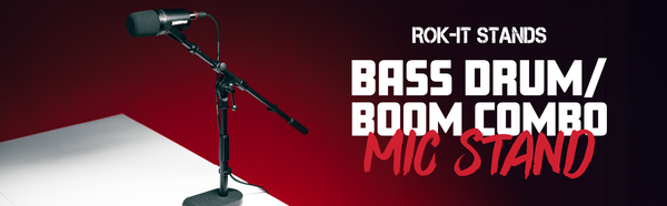 Bass Drum/Boom Combo Mic Stand