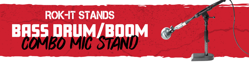 Bass Drum/Boom Combo Mic Stand
