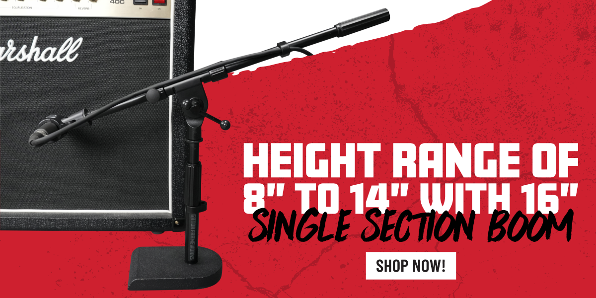 Bass Drum/Boom Combo Mic Stand