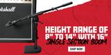 Bass Drum/Boom Combo Mic Stand