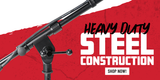 Bass Drum/Boom Combo Mic Stand